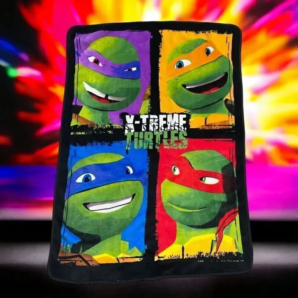 Nickelodeon Teenage Mutant Ninja Turtles Blanket Fleece Throw 48 x 33